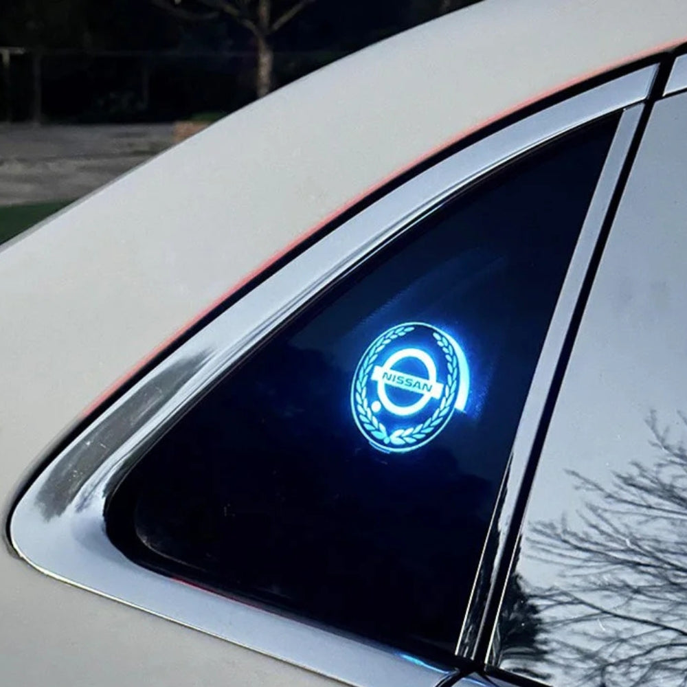 Logo samochodowe LED z możliwością ładowania – efekt świetlówek neonowych