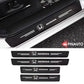Door Sill Protectors with Logo — Front Doors, Rear Doors & Trunk