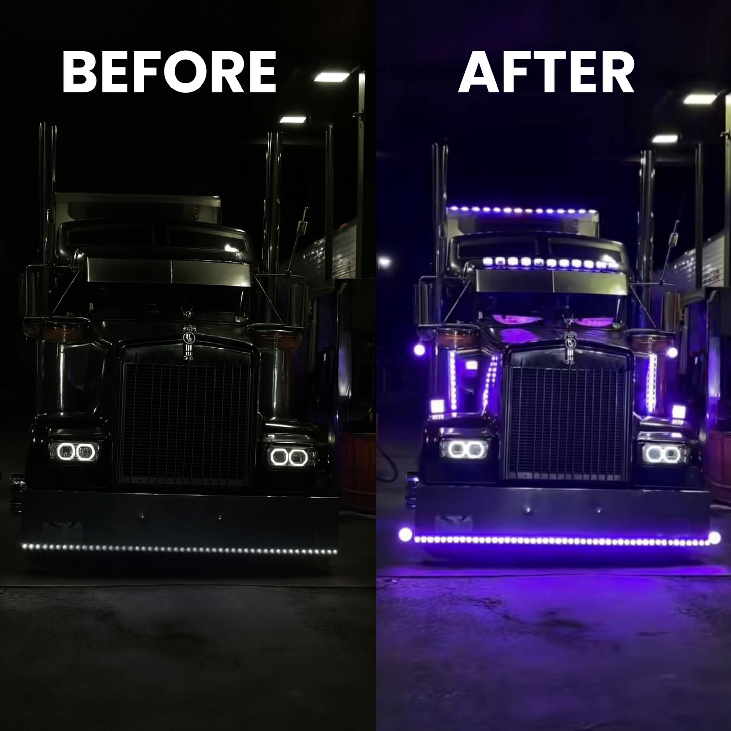 Oczy samochodowe LED – zestaw 2 sztuk