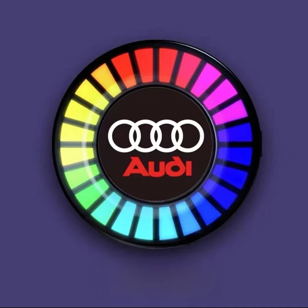Światło samochodowe LED z rytmem muzycznym i logo (z dyfuzorem zapachowym)